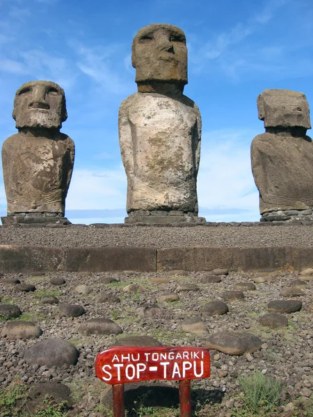 Moai van Paaseiland — Stockfoto