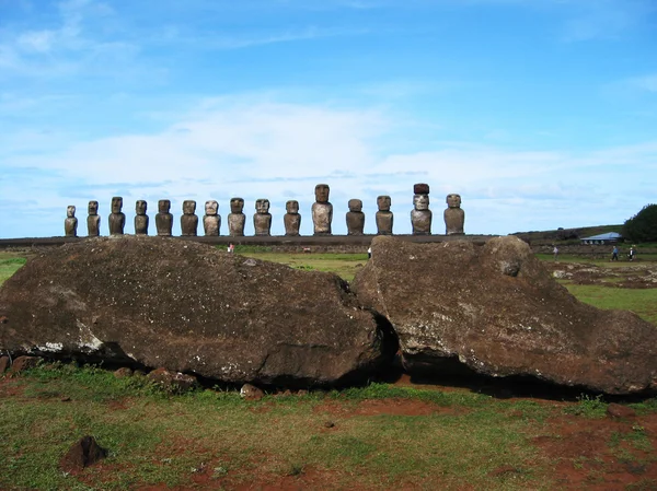 Ahu Tongariki. —  Fotos de Stock