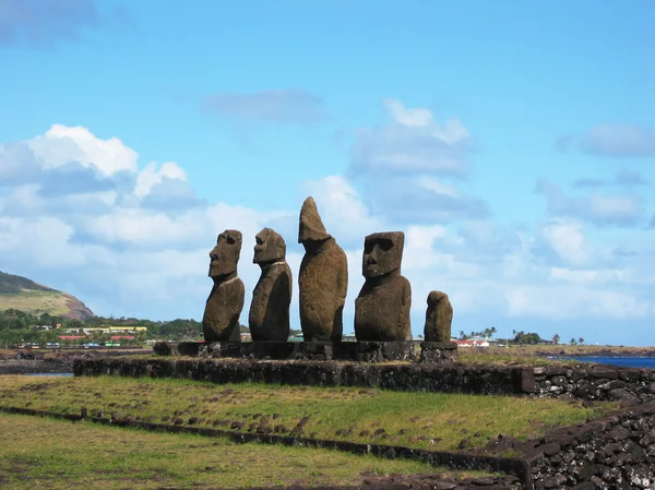 Moais of Easter Island — Stock Photo, Image