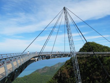 langkawi Adası, Malezya'nın ünlü asma köprü