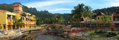 langkawi Adası, Malezya Oriental köy