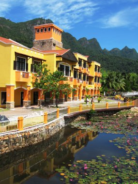 langkawi Adası, Malezya Oriental köy