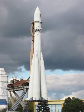 Moskova'da ünlü vostok roketi
