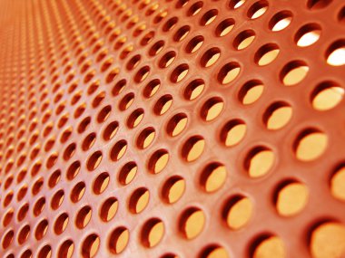 Red-hot metal mesh clipart