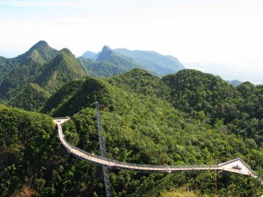 Köprüye asılı langkawi