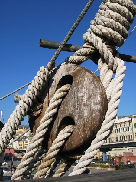 Furniture of old Spanish galleon — Stock Photo, Image