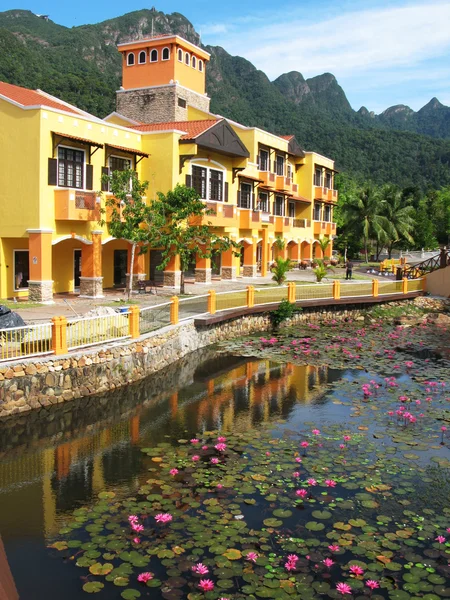 Oriental village on Langkawi island, Malaysia — Stock Photo, Image