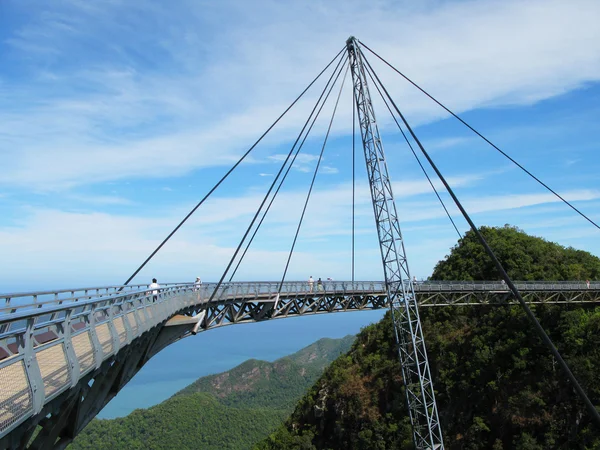 Famoso puente colgante de la isla Langkawi, Malasia — Foto de Stock