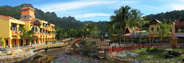 Oriental village on Langkawi island, Malaysia — Stock Photo, Image