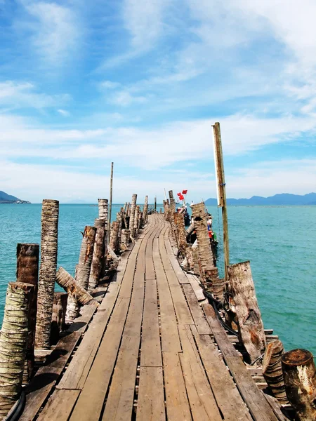 Pathway to the sea. Langkawi, Malaysia — Stock Photo, Image