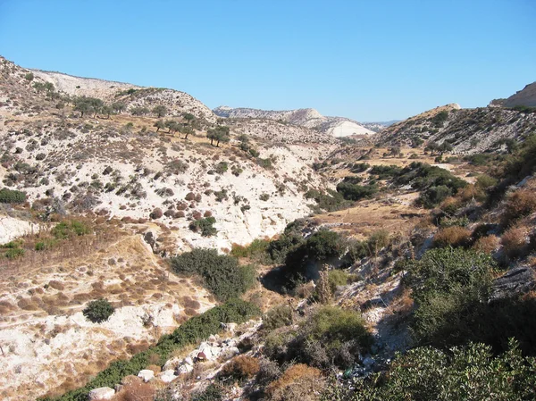 Кипрский пейзаж — стоковое фото