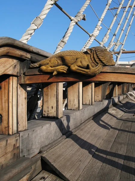 Cubierta del viejo galeón español —  Fotos de Stock