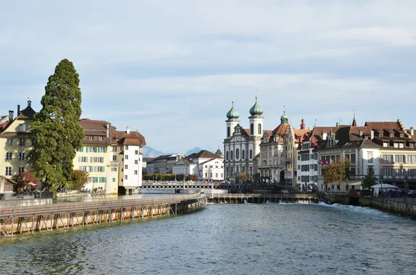 Jesuitenkirche in Luzern, Schweiz — Stockfoto