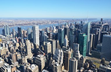 Manhattan, nyc havadan görünümü