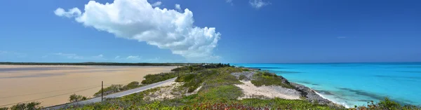 Sós tó. Exuma, Bahama-szigetek — Stock Fotó