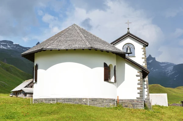 Little church in Tannalp, Switzerland — Stock Photo, Image