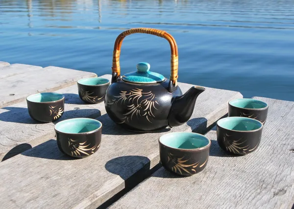 Chinesisches Tee-Set — Stockfoto