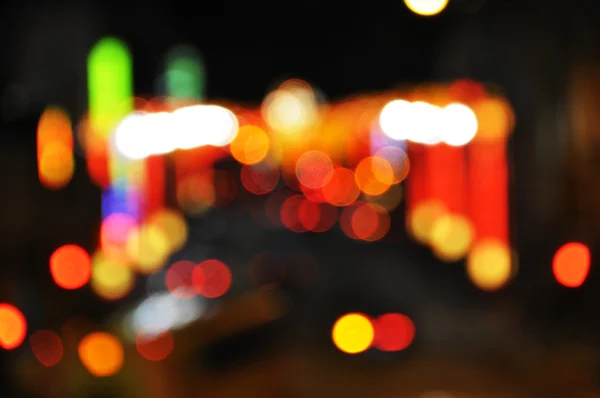 大城市的灯光 — 图库照片