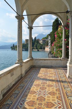 Como Gölü'nün için villa monastero görüntüleyin. İtalya