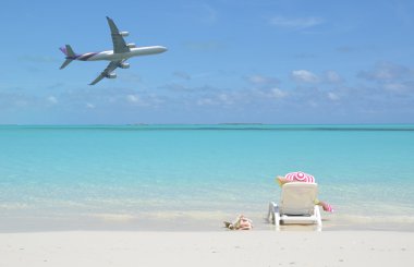 exuma, bahamas plajdaki kız