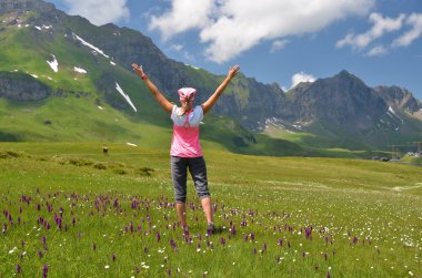 melchsee-frutt. İsviçre