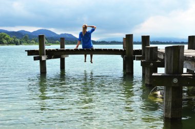 Kız Açık ahşap İskelesi