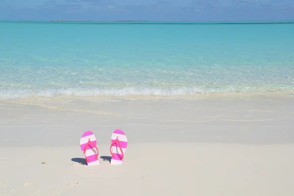 Flip-flop στην παραλία — Φωτογραφία Αρχείου