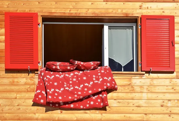 Drying bed-clothes