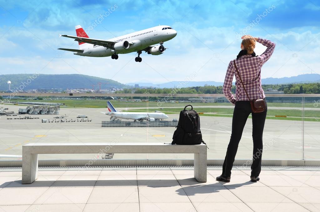 Girl in the airport