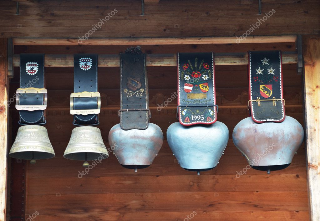 Swiss cowbells — Stock Photo © happyalex 33708061