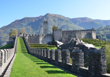 Bellinzona, İsviçre 'de antik tahkimatlar