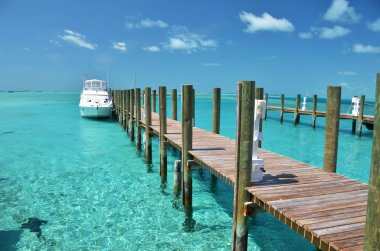 Staniel cay yat kulübü. exumas, Bahama Adaları