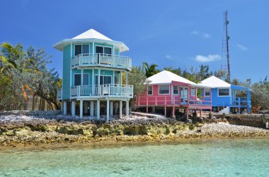 Staniel cay yat kulübü. exumas, Bahama Adaları