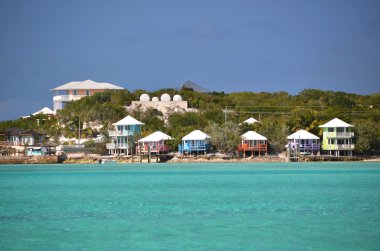 Staniel cay yat kulübü. exumas, Bahama Adaları