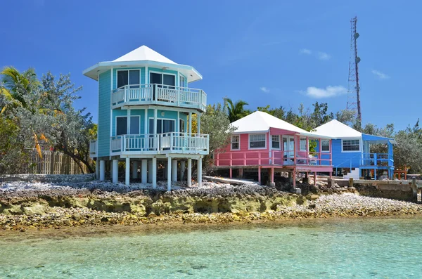 Staniel Cay yacht club. Exumas, Bahamas — Stock Photo, Image