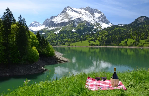 Wein und Gemüse — Stockfoto