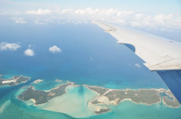 Vista aérea de bahamas — Fotografia de Stock