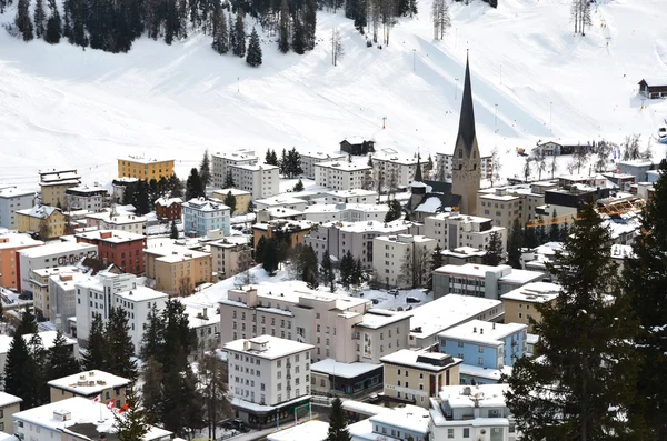 Davos de Inverno — Fotografia de Stock