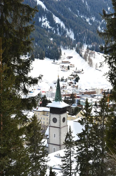 Winter Davos — Stock Photo, Image