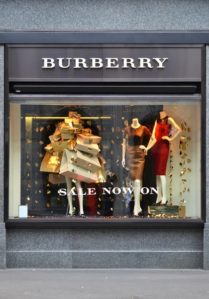 Burberry-Shop — Stockfoto