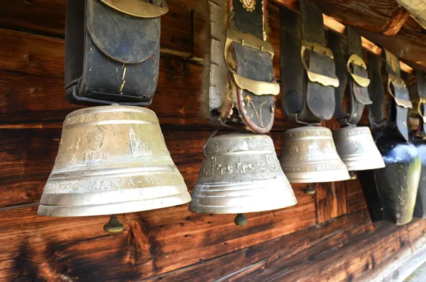 Schweiziska cowbells — Stockfoto