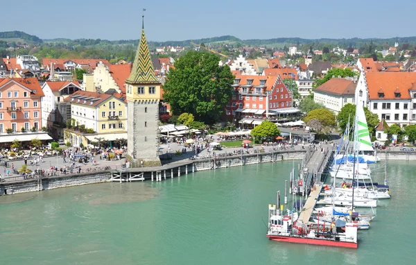 Hafen der Insel Lindau — Stockfoto