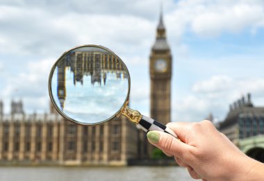 Büyüteç ve big ben