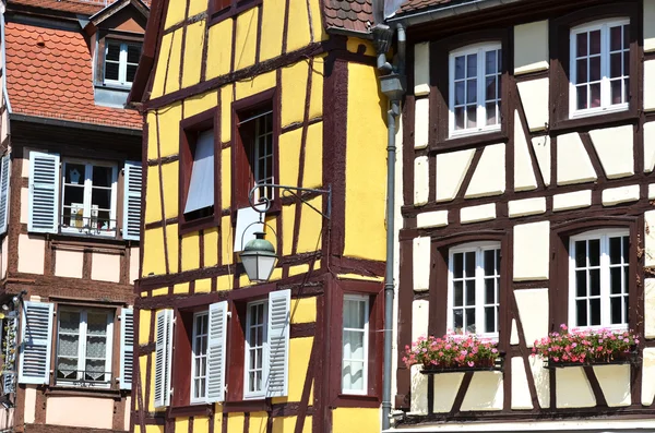 Traditionella franska hus — Stockfoto