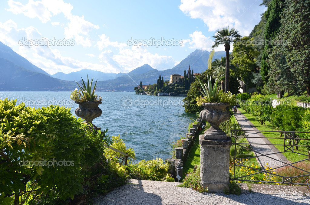 View to the lake Como