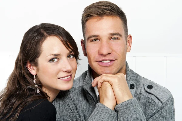 Couple on date in restaurant man and woman — Stock Photo, Image