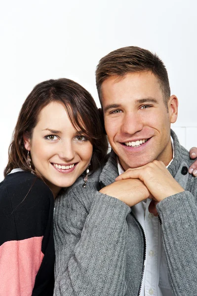 Couple on date in man and woman — Stock Photo, Image