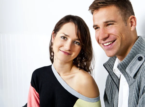 Couple on date in restaurant man and woman — Stock Photo, Image