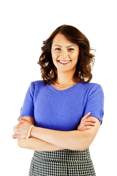 Woman in business uniform — Stock Photo, Image