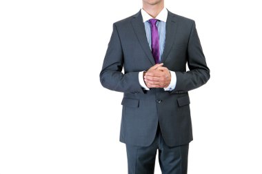 işadamı kravat siyah arka plan üzerinde düzeltme
